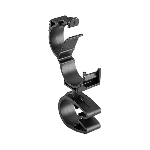HellermannTyton LOC Locking Clamp 15-19mm To MOC Clip 19mm PA66HIRHSUV Black 1000 Per Carton (156-01893)