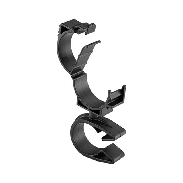 HellermannTyton LOC Locking Clamp 20-25mm To MOC Clip 22mm PA66HIRHSUV Black 1000 Per Carton (156-01920)