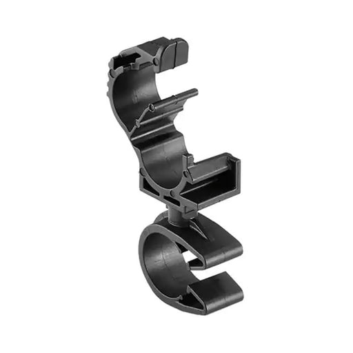 HellermannTyton LOC Locking Clamp 5-9mm To MOC Clip 14mm PA66HIRHSUV Black 2000 Per Carton (156-01841)