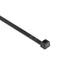 HellermannTyton MilSpec Cable Tie 12 Inch Long MS3367 50 Pound Tensile Strength PA66UV Black 1000 Per Bag (111-05267)