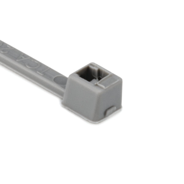 HellermannTyton MilSpec Cable Tie 5.5 Inch Long MS3367 18 Pound Tensile Strength PA66 Grey 1000 Per Bag (111-02573)