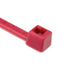 HellermannTyton MilSpec Cable Tie 5.5 Inch Long MS3367 18 Pound Tensile Strength PA66 Red 1000 Per Bag (111-02580)
