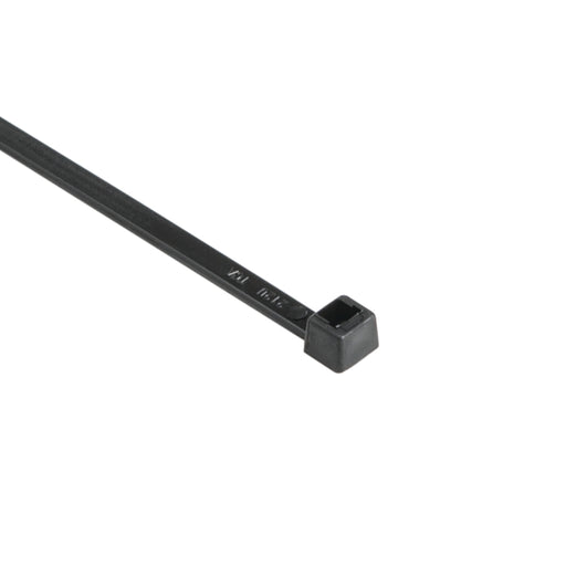 HellermannTyton MilSpec Cable Tie 8 Inch Long MS3367 50 Pound Tensile Strength PA66UV Black 1000 Per Bag (111-05008)