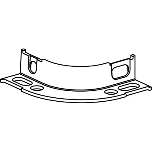 HellermannTyton Mini Channel 60mm Long 90 Degree 22.5mm Radius Angle PPT20 Black 1000 Per Carton (151-02061)