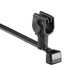 HellermannTyton MOC Clip 6mm Transverse Assembled To T50SMVC Swivel Tie PA66HIRHSUV Black 1000 Per Carton (156-01783)