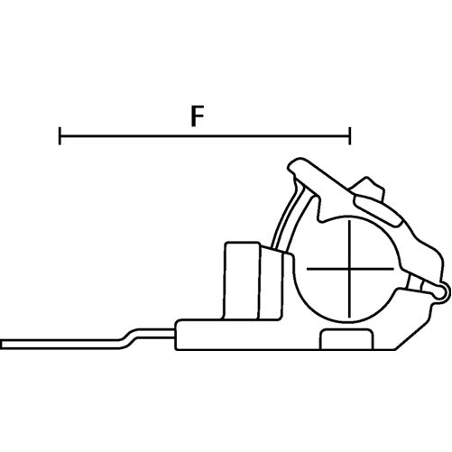 HellermannTyton Ratchet P-Clamp .24 Inch 300 Per Carton (151-01914)