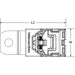 HellermannTyton Ratchet P-Clamp .76 Inch 160 Per Carton (151-01659)