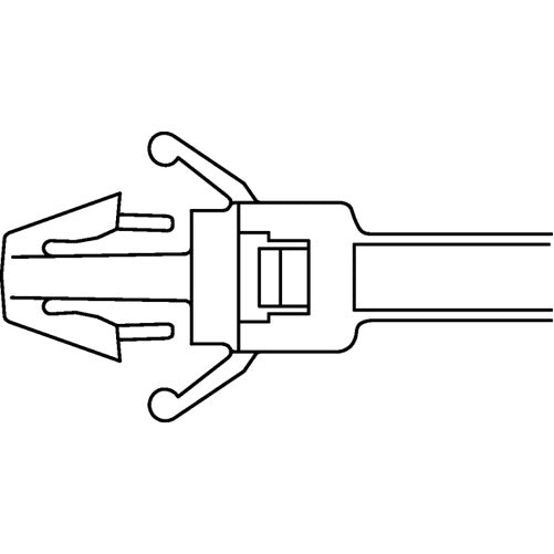 HellermannTyton RT50RSF Releasable Black Tie 100 Per Package (115-07010)