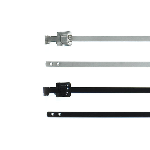HellermannTyton Stainless Steel Cable Tie 9 Inch Long Stainless Steel (SS316) 100 Per Package (111-91001)