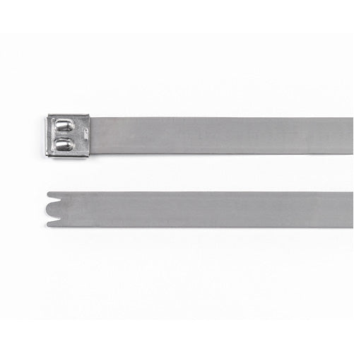 HellermannTyton Stainless Steel Tie 14.3 Inch Long 607 Pounds Tensile Strength SS316 Metal 50 Per Package (111-95149)