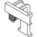 HellermannTyton Standoff Bundling Clip 1.7 Inch Long Panel Thickness .02 Inch 5000 Per Package (151-01126)