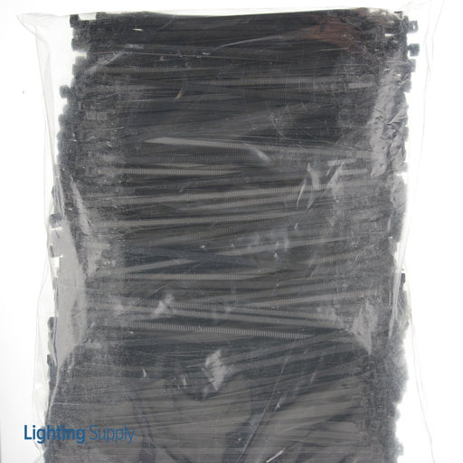 HellermannTyton T50R Black Nylon 12 Tie 8 Inch PA12 1000 Per Package (111-01564)