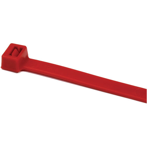 HellermannTyton UV Resistant Cable Tie 8 Inch Long UL Rated 50 Pounds Tensile Strength PA66 UV Red 100 Per Package (111-00468)