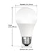 Feit Electric 9W [60W Equivalent] Daylight 5000K E26 Base A19 Smart Wi-Fi Bulb 3-Pack (OM60/950CA/AG/3)