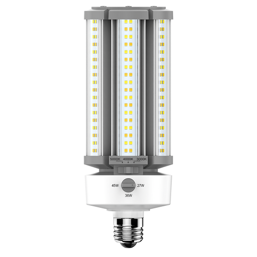 RAB HID Post Top 5-Pin 80 CRI Type B 27W/36W/45W CCT Selectable 3000K/4000K/5000K E26 Base (HIDFA-45S-E26-8CCT-BYP/5SP)