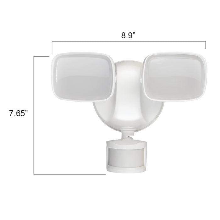 Feit Electric 9 Inch White Outdoor Motion Sensor LED Flood Light (S9DFL/850/MOT/WH)