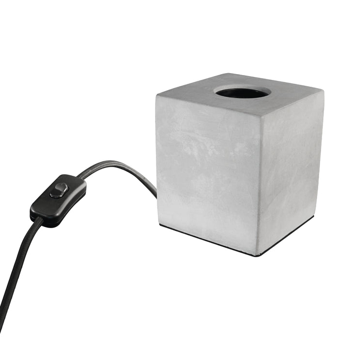 Feit Electric 3.5 Inch Cube Vintage Industrial Style Table Lamp Base With Clear ST19 Bulb 5.5W Vintage LED (CUBE1/ST19/CA)