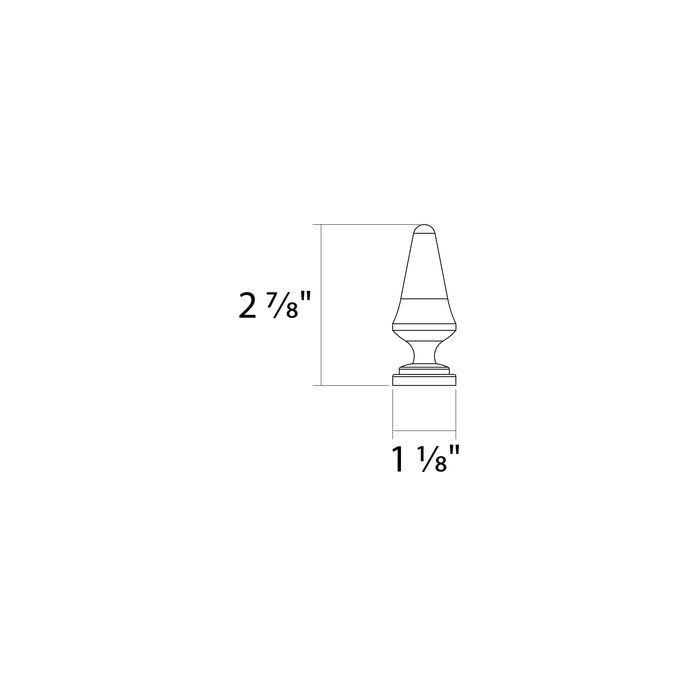 RAB Heritage HTG Finial 2 Bronze (HTG-FN2)