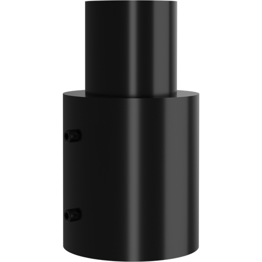 RAB Heritage HTG Pole Adaptor Tenon 2 3/8 To 3 Inch Black (HTG-PAT3B)