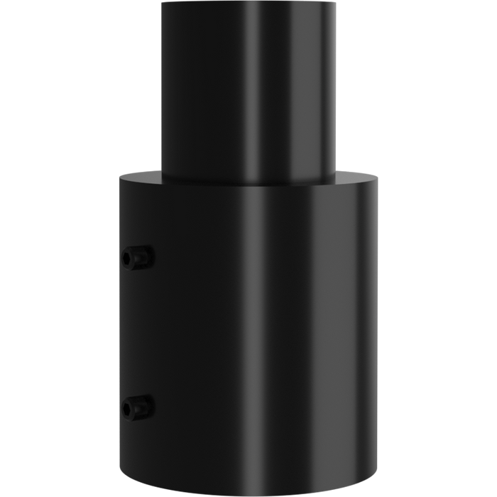 RAB Heritage HTG Pole Adaptor Tenon 2 3/8 To 3 Inch Black (HTG-PAT3B)