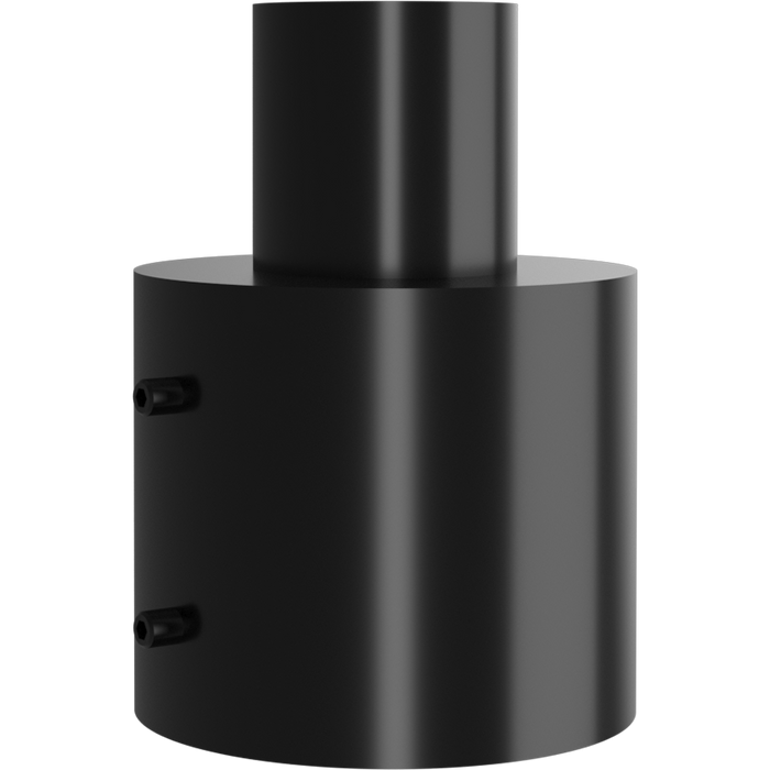 RAB Heritage HTG Pole Adaptor Tenon 2 3/8 To 4 Inch Black (HTG-PAT4B)