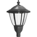 RAB Heritage Round Wattage/CCT Selectable 120W/100W/80W/60W 3000K/4000K/5000K T3/T5 120-277V Pole Mount Bronze (HTG-R)