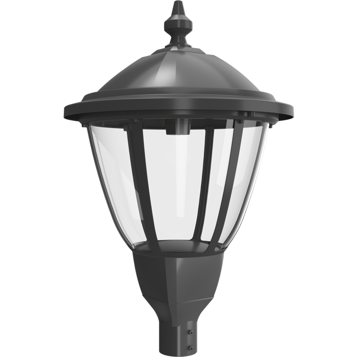 RAB Heritage Decorative Lantern Round With EX39 Base Pole Mount Bronze (HTGL-R)