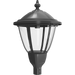 RAB Heritage Decorative Lantern Round With EX39 Base Pole Mount Bronze (HTGL-R)