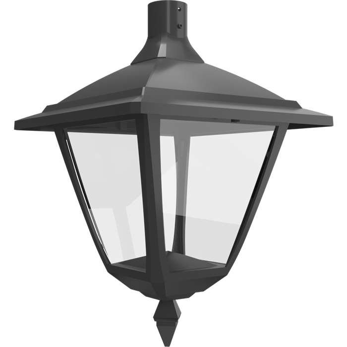 RAB Heritage Decorative Lantern Square With EX39 Base Pendant Mount Bronze (HTGL-SP)