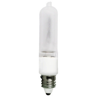 Standard HY20W/MC FR 20W 190Lm T3 Krypton Halogen 120V Mini Candelabra E11 Base Single Ended Frosted JD Bulb (2018A)