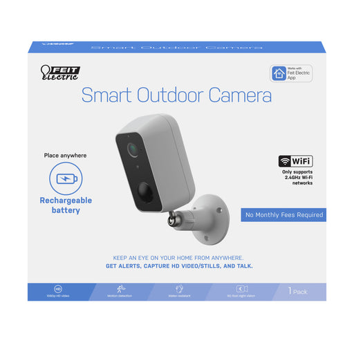 Feit Electric Outdoor Battery Powered Smart Wi-Fi Camera (CAM/WM/WIFI/BAT)