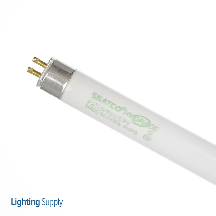 SATCO/NUVO HyGrade 21W T5 Fluorescent 5000K Natural Light 85 CRI Miniature Bi-Pin Base (S8112)