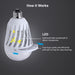 Feit Electric 9W Daylight 5000K E26 Base Cylinder Shape Bug Zapper Plus Light Bulb (C60/950CA/BZ/LED)