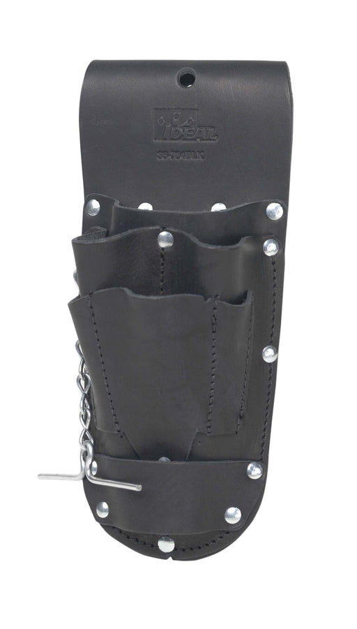 Ideal 6-Pocket Leather Hip Pouch Black (35-784BLK)