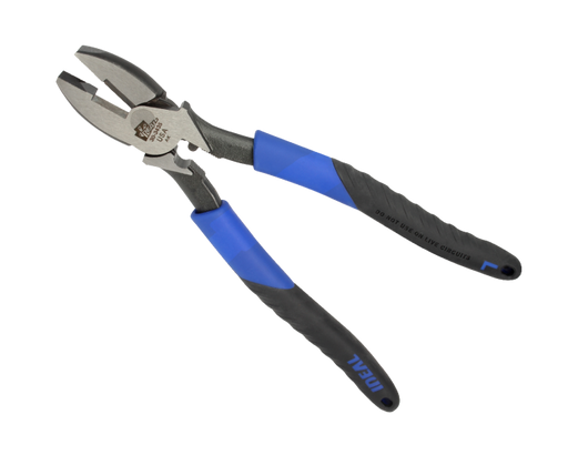 Ideal 9-1/2 Inch Linesman Plier With New England Nose-Crimping Die And Fish Tape Puller Smart-Grip (30-3435)
