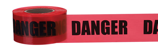 Ideal Barricade Tape Danger Red 3 Inch X 1000 Foot 2 Mils (42-015)