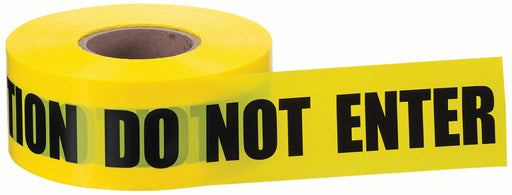Ideal Barricade Tape Caution Do Not Enter Yellow 3 Inch X1000 Foot (42-002)