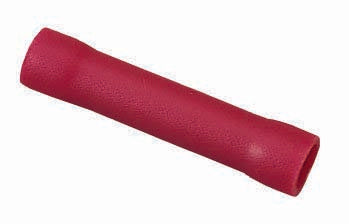Ideal Vinyl Insulated Butt Splice Red 22-18 AWG 25 Per Box (83-9281)
