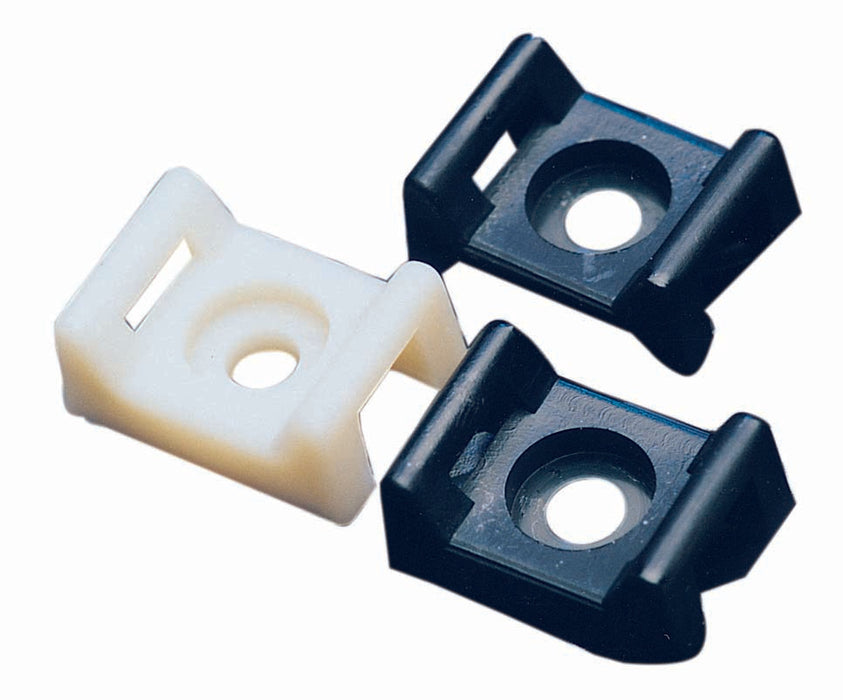 Ideal Cable Tie Screw Mount 8 Inch 50 Pound Natural 100 Per Bag (B-8-50MT-9-C)