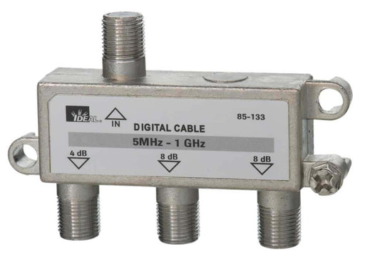 Ideal 1 Ghz 3-Way Cable TV/General Purpose Splitter (85-133)