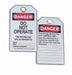 Ideal Heavy-Duty Lockout Tag Do Not Operate 100 Per Box (44-1830)