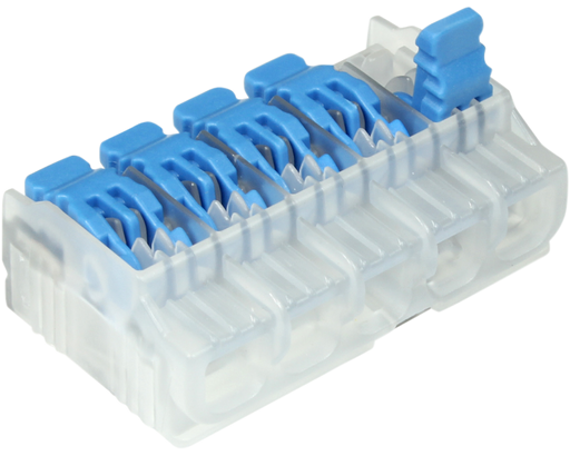 Ideal In-Sure Lever Wire Connector Model L25 5-Port 75 Per Box (30-10L25)