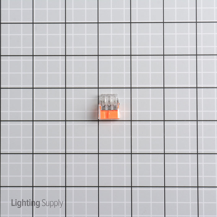 Ideal In-Sure Push-In Wire Connector 33 3-Port Orange 100 Per Box (30-1033)