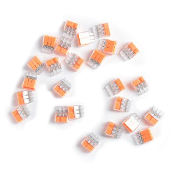 Ideal In-Sure Push-In Wire Connector 33 3-Port Orange 100 Per Box (30-1033)