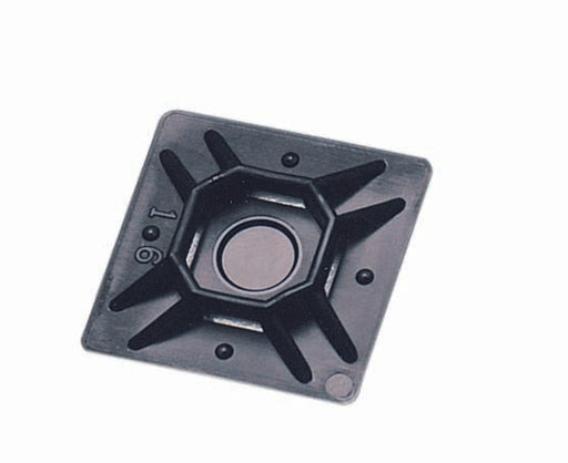 Ideal Mounting Pad 3/4 Inch Adhesive #4 Screw UV Black 100 Per Bag (IT750MP-C0)