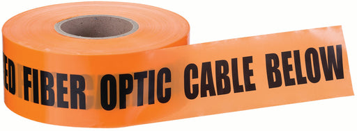 Ideal Non-Detectable Underground Caution Buried Fiber Optic Line Orange 3 Inch (42-104)