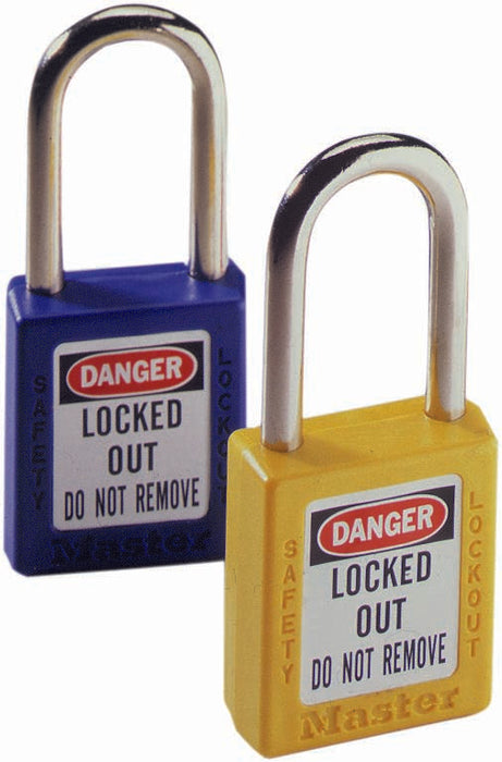 Ideal Padlock Xenoy 1-1/2 Inch Shackle Blue With Key 1 Per Card (44-912)