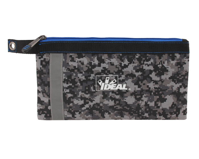 Ideal Pro Series Camo Flat Zipper Pouch Gray Digital (37-062)