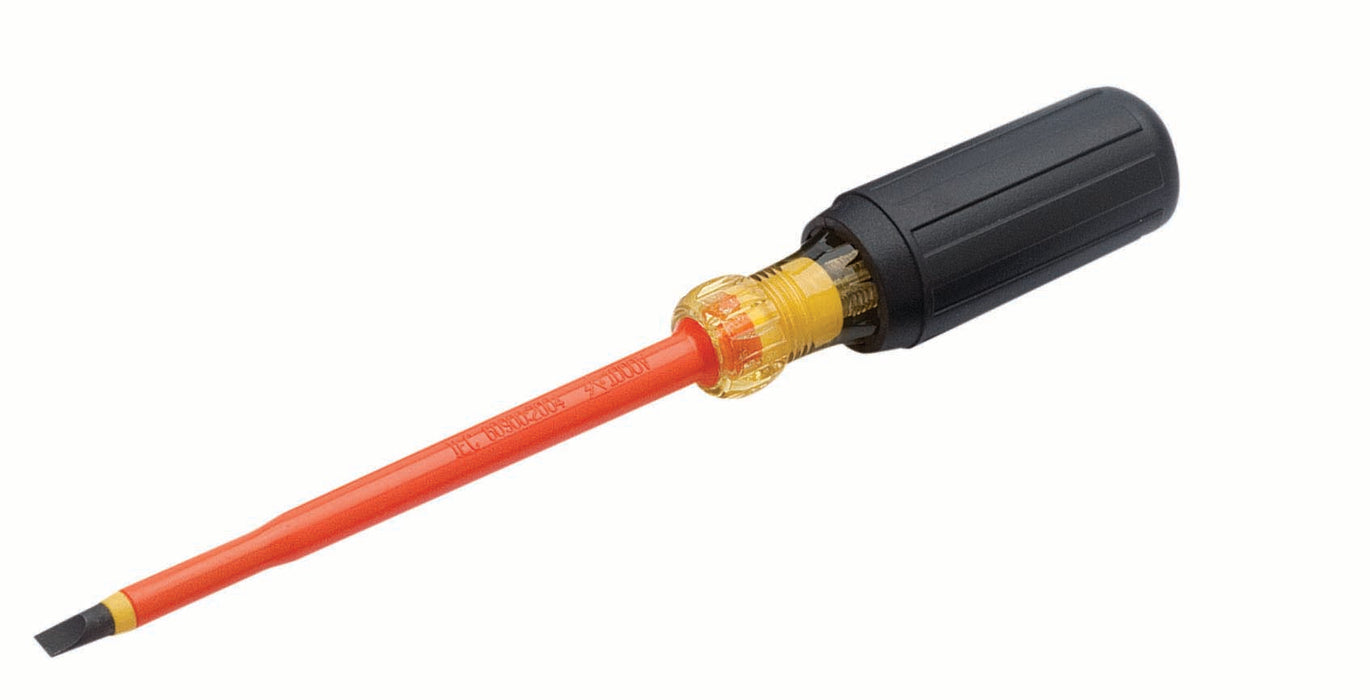 Ideal Slotted 1/4 Inch X 6 Inch Insulated Screwdriver (35-9151)