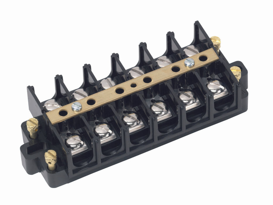 Ideal Terminal Stripped Shorting Block 12-Pole 22-6 AWG (89-513)